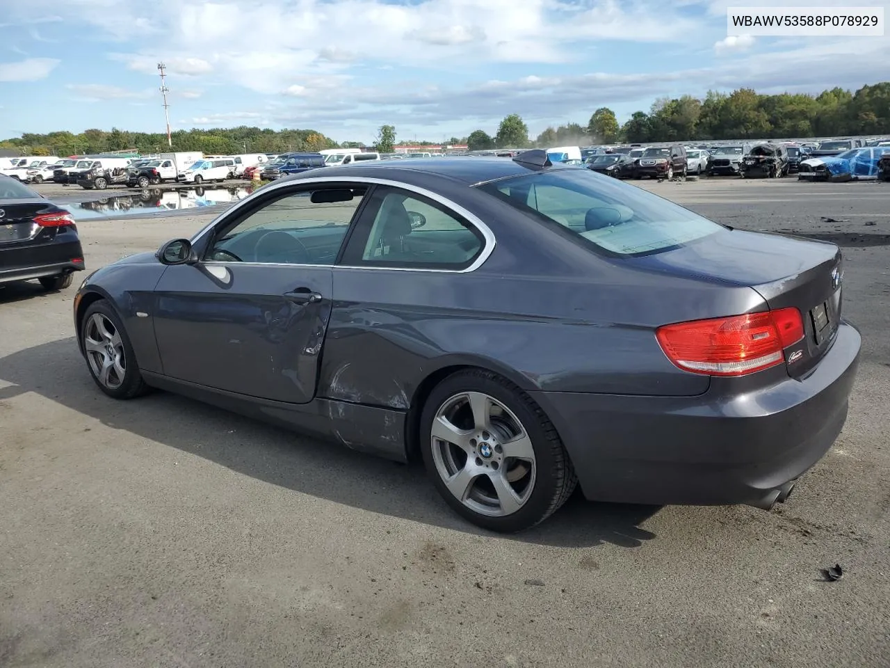 2008 BMW 328 Xi Sulev VIN: WBAWV53588P078929 Lot: 73190164