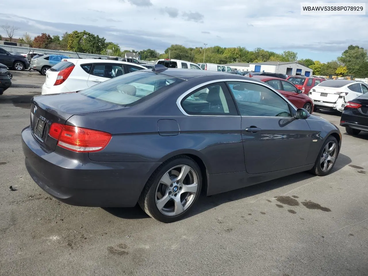 2008 BMW 328 Xi Sulev VIN: WBAWV53588P078929 Lot: 73190164