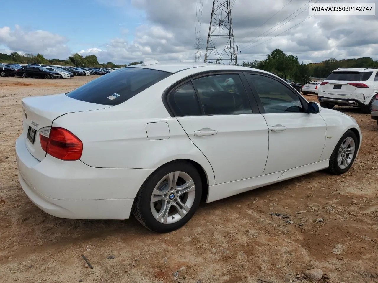 2008 BMW 328 I VIN: WBAVA33508P142747 Lot: 73918714