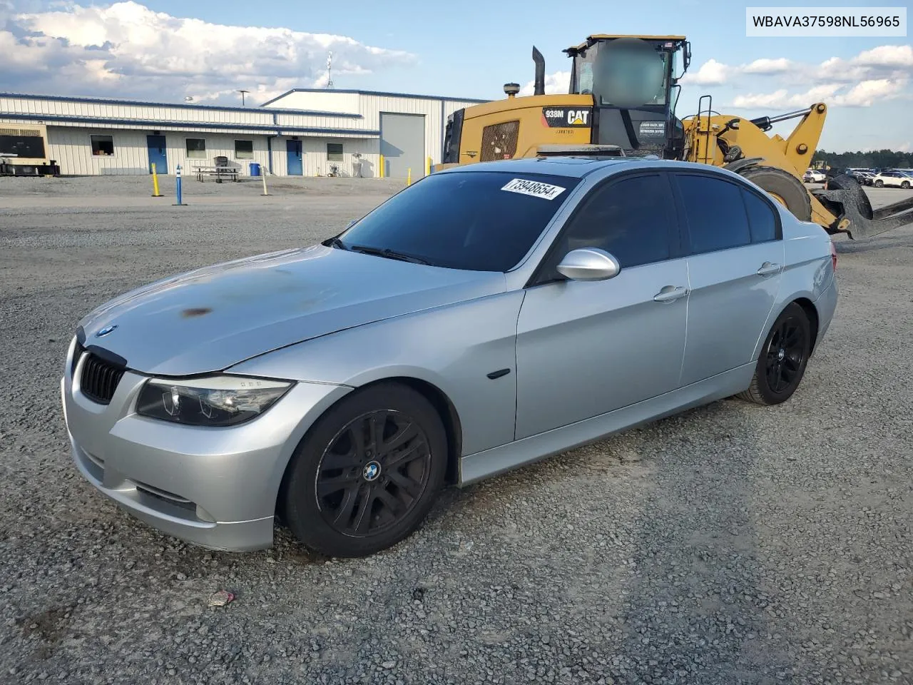 2008 BMW 328 I VIN: WBAVA37598NL56965 Lot: 73948654