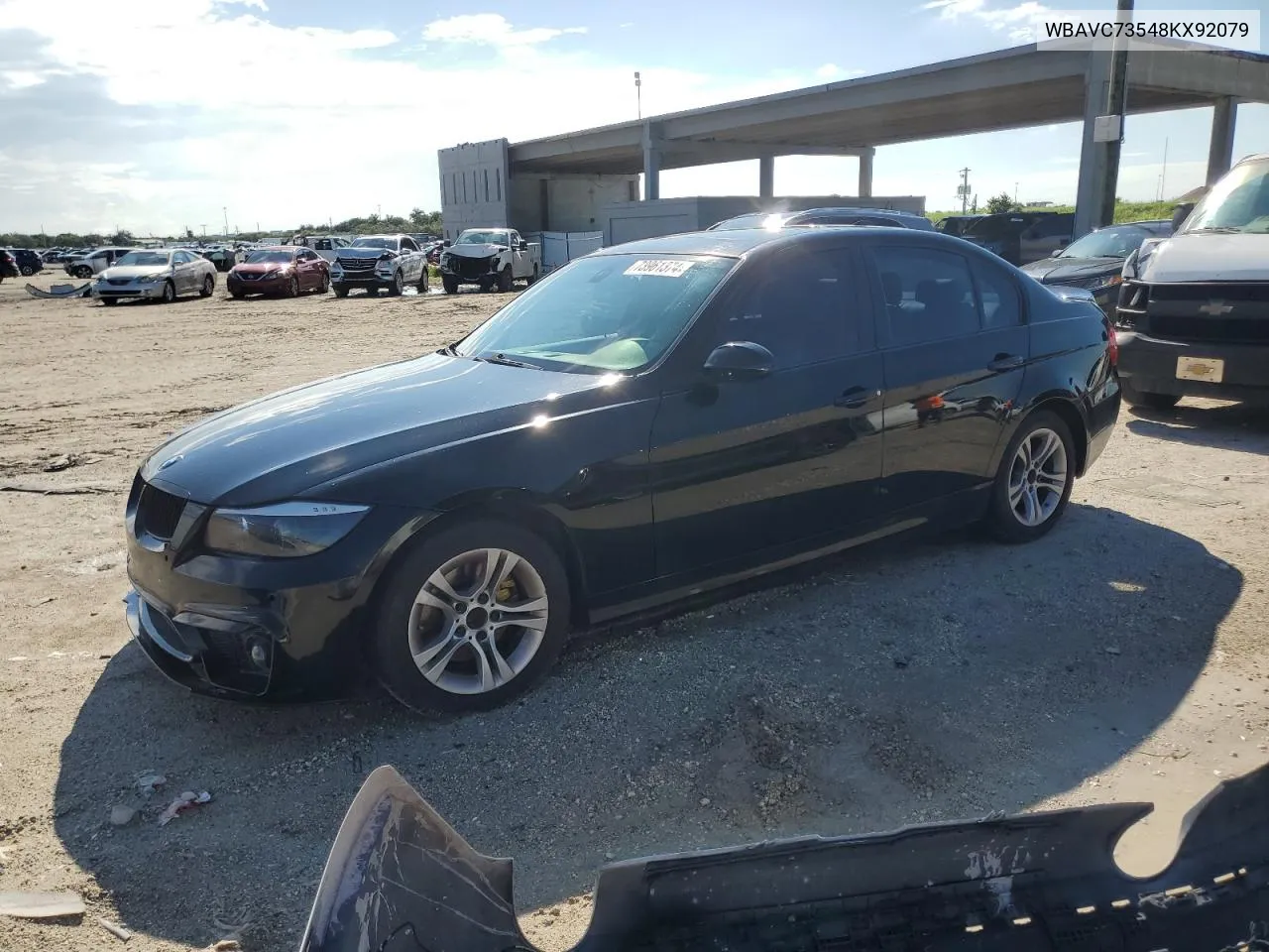 WBAVC73548KX92079 2008 BMW 328 Xi Sulev