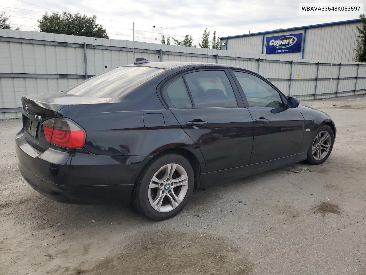 2008 BMW 328 I VIN: WBAVA33548K053597 Lot: 74401244