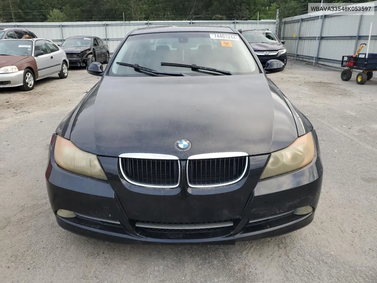 2008 BMW 328 I VIN: WBAVA33548K053597 Lot: 74401244