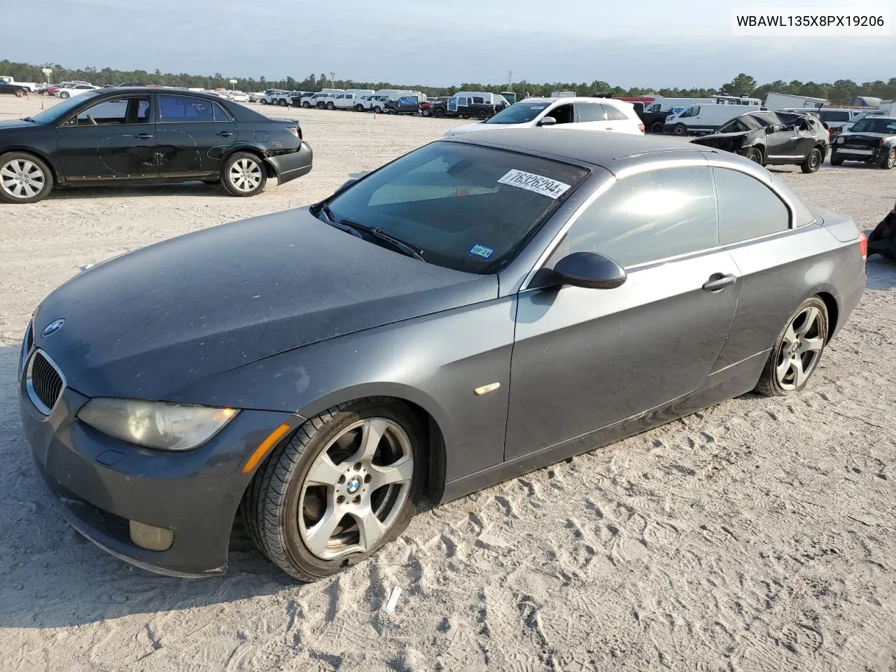 2008 BMW 328 I VIN: WBAWL135X8PX19206 Lot: 76326294