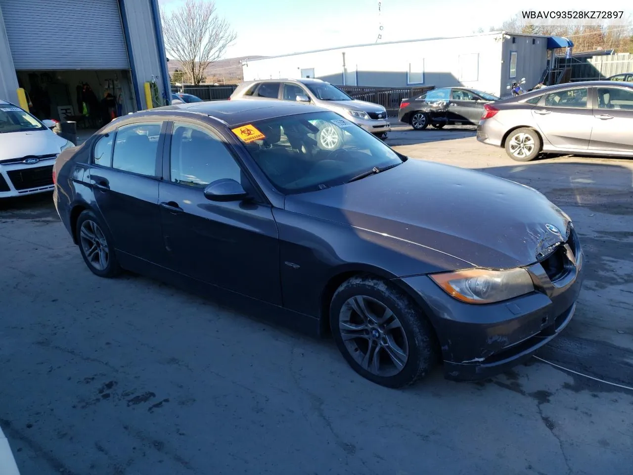 2008 BMW 328 Xi VIN: WBAVC93528KZ72897 Lot: 76598984