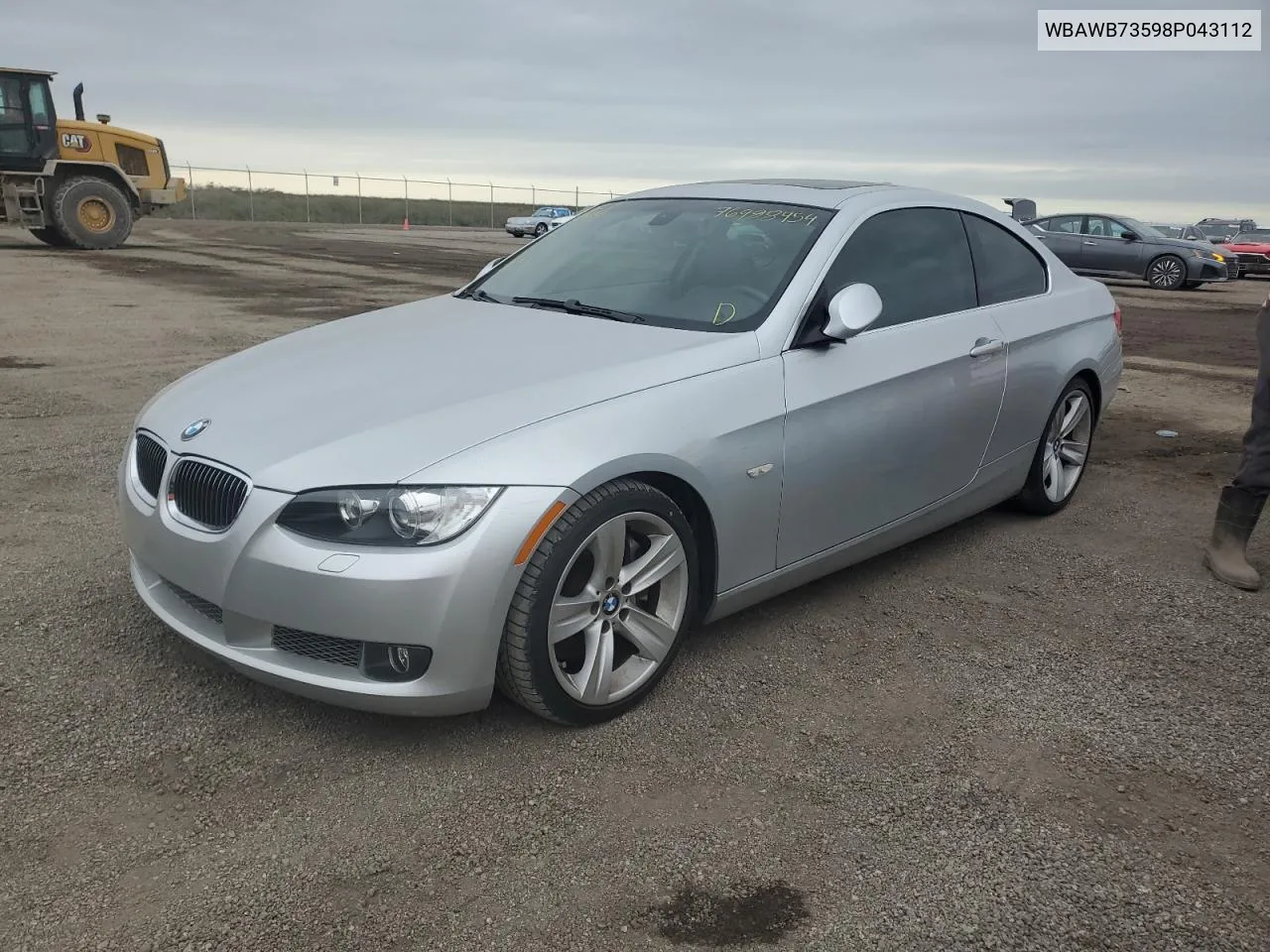 2008 BMW 335 I VIN: WBAWB73598P043112 Lot: 76988954