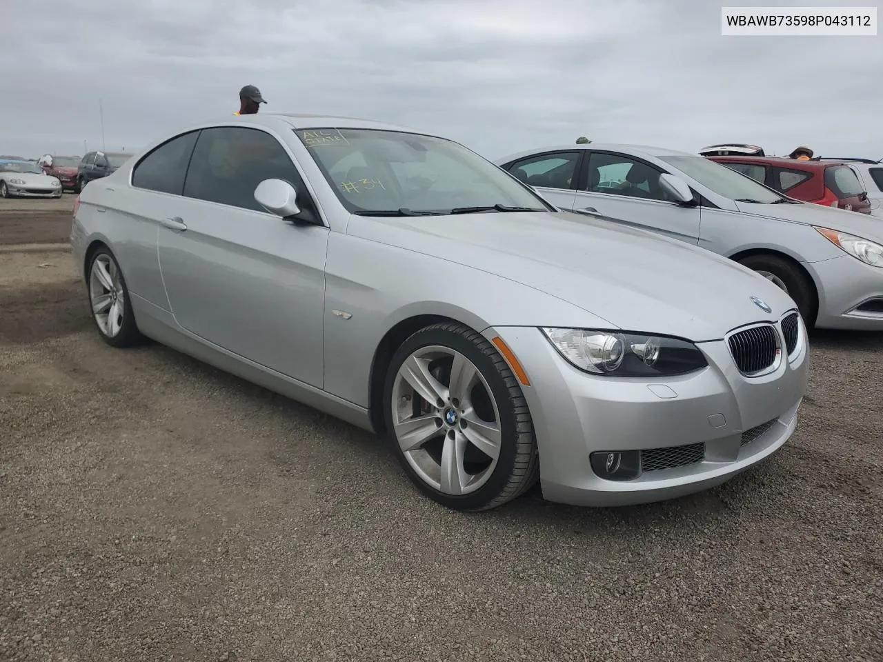 2008 BMW 335 I VIN: WBAWB73598P043112 Lot: 76988954