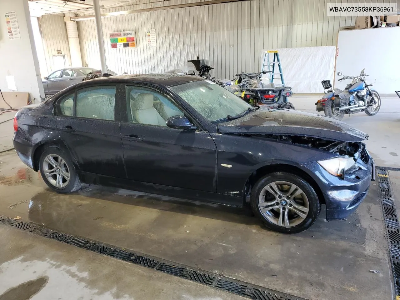 2008 BMW 328 Xi Sulev VIN: WBAVC73558KP36961 Lot: 77606734