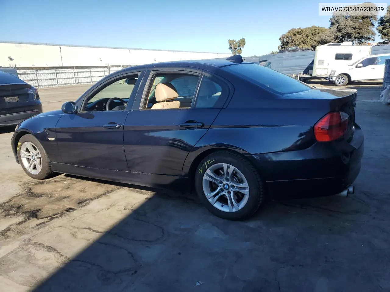 2008 BMW 328 Xi Sulev VIN: WBAVC73548A236439 Lot: 79270354