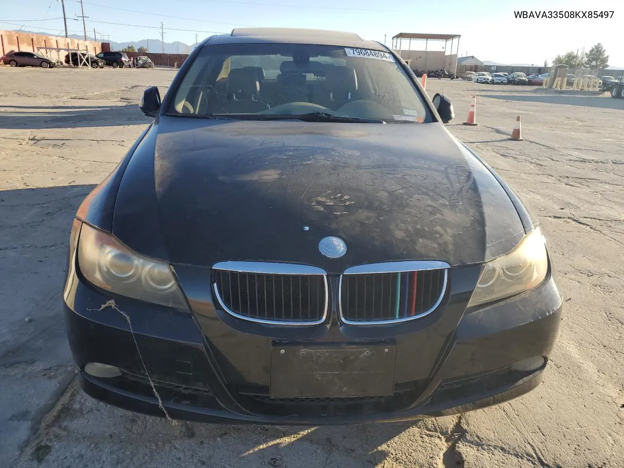 2008 BMW 328 I VIN: WBAVA33508KX85497 Lot: 79684894