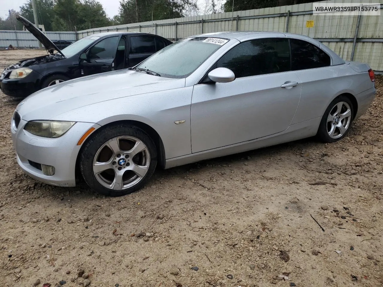 2008 BMW 328 I Sulev VIN: WBAWR33598P153775 Lot: 80141244