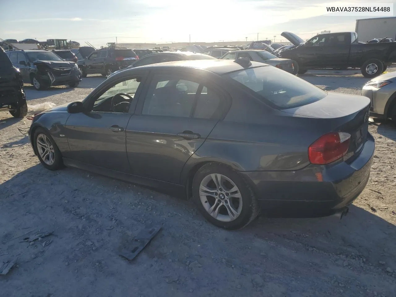 2008 BMW 328 I VIN: WBAVA37528NL54488 Lot: 80147104