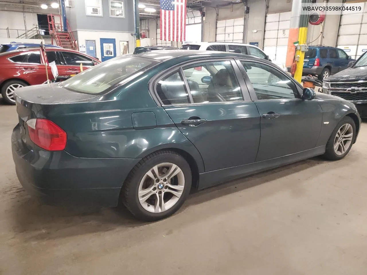 2008 BMW 328 Xi VIN: WBAVC93598K044519 Lot: 80497584