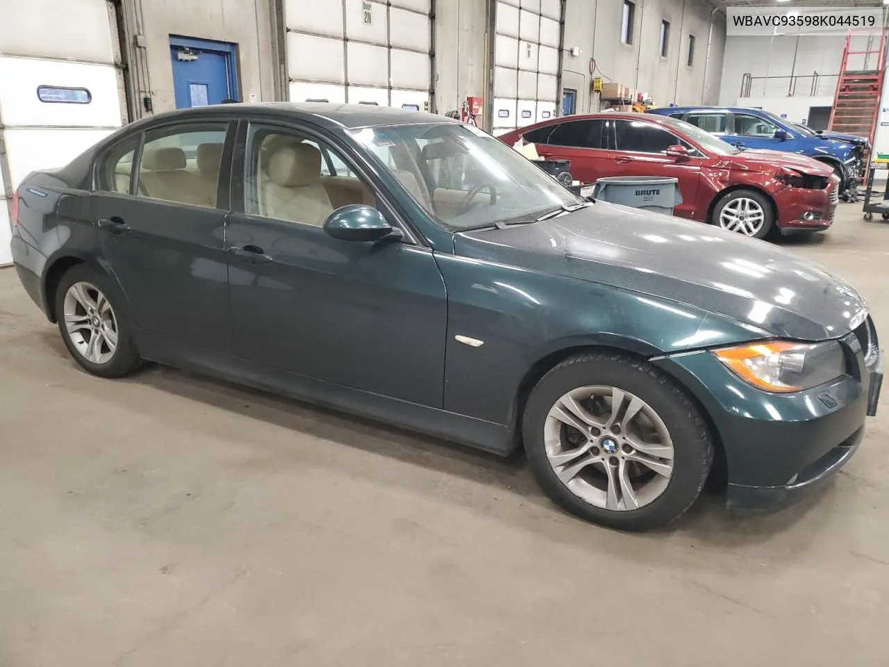 2008 BMW 328 Xi VIN: WBAVC93598K044519 Lot: 80497584