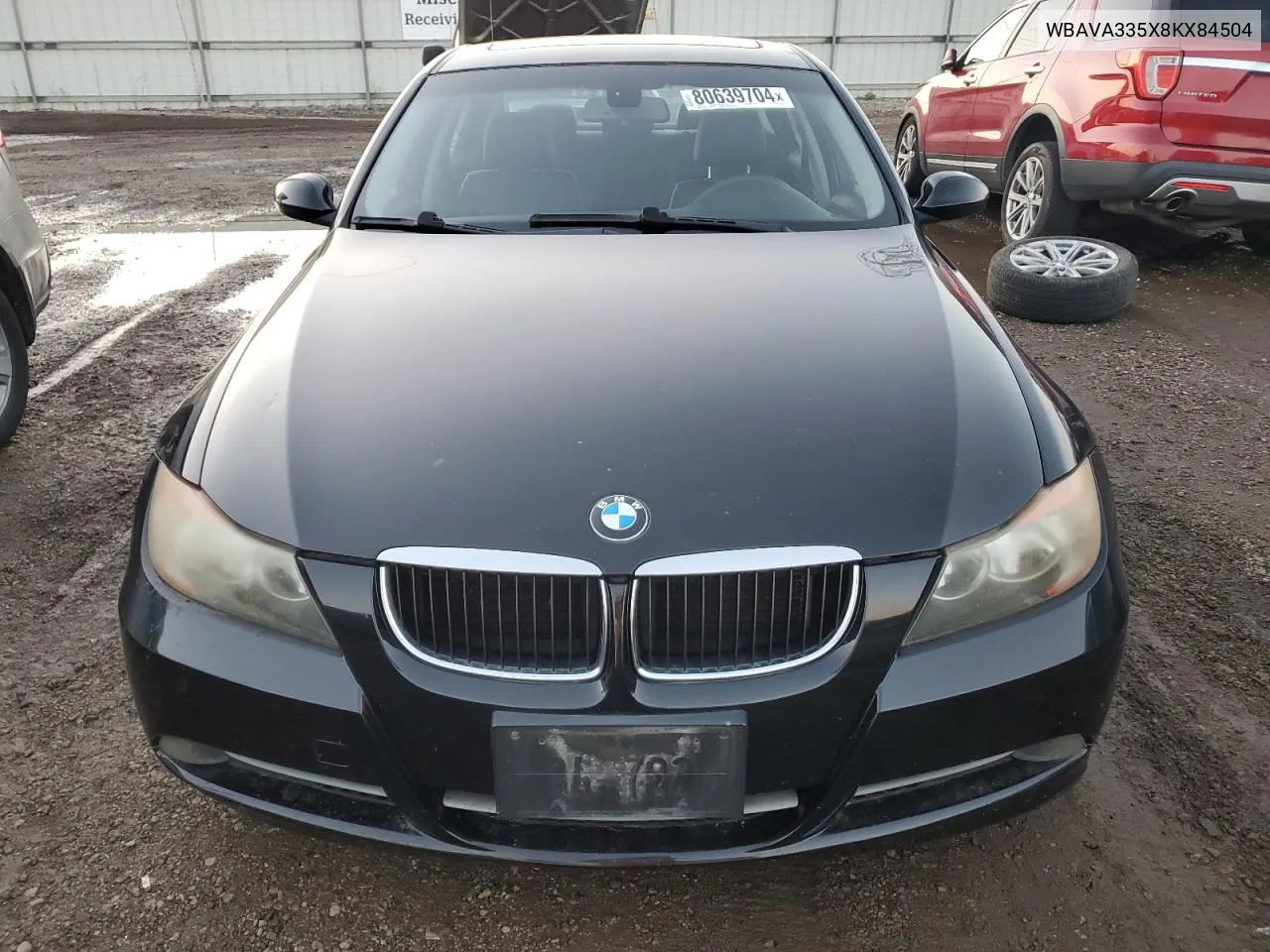 2008 BMW 328 I VIN: WBAVA335X8KX84504 Lot: 80639704