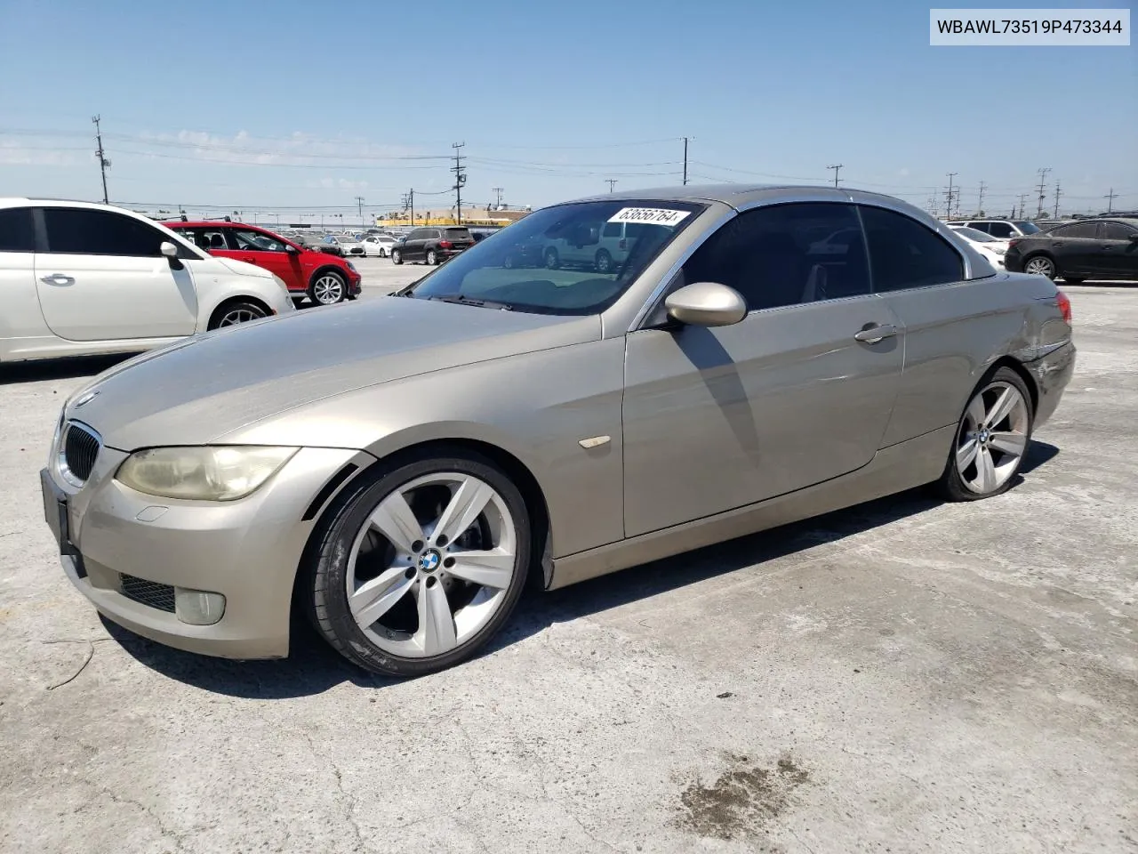 2009 BMW 335 I VIN: WBAWL73519P473344 Lot: 63656764