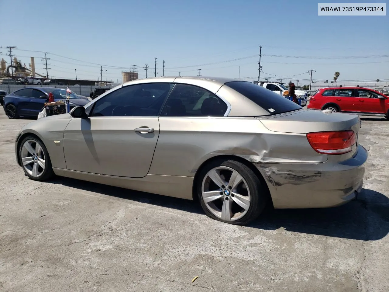 2009 BMW 335 I VIN: WBAWL73519P473344 Lot: 63656764