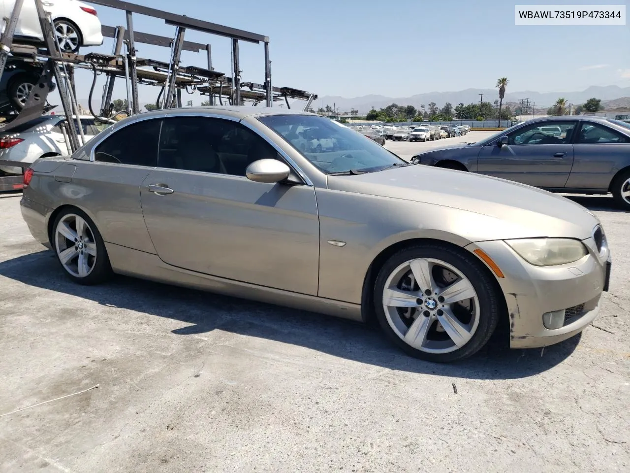 2009 BMW 335 I VIN: WBAWL73519P473344 Lot: 63656764