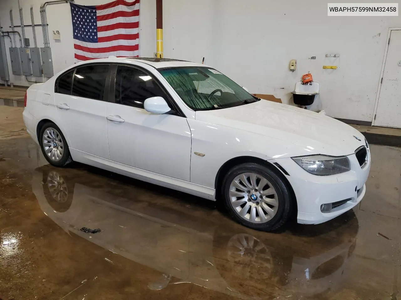 2009 BMW 328 I Sulev VIN: WBAPH57599NM32458 Lot: 69592694