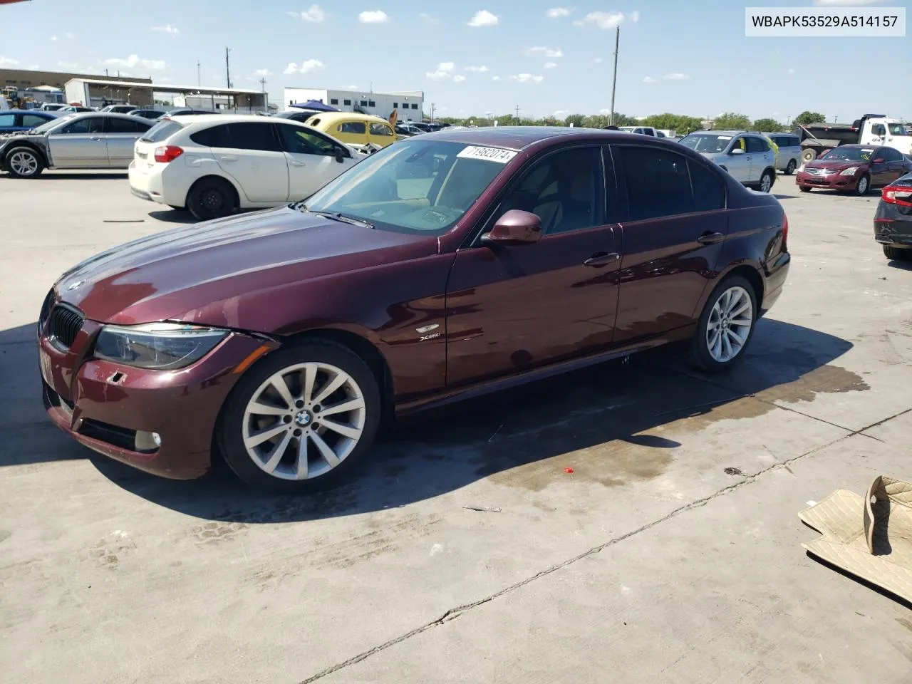 2009 BMW 328 Xi Sulev VIN: WBAPK53529A514157 Lot: 71982074