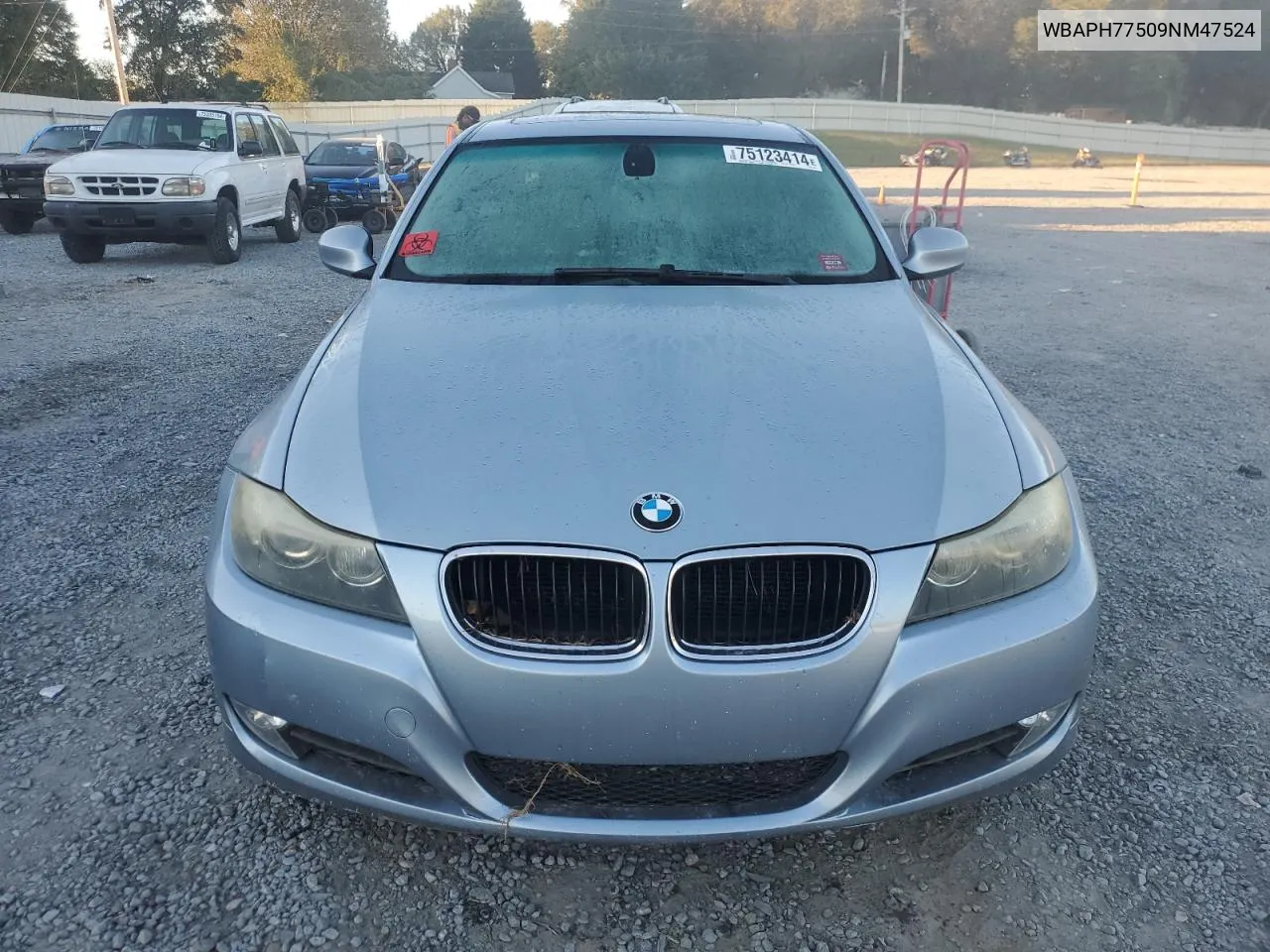 2009 BMW 328 I VIN: WBAPH77509NM47524 Lot: 75123414