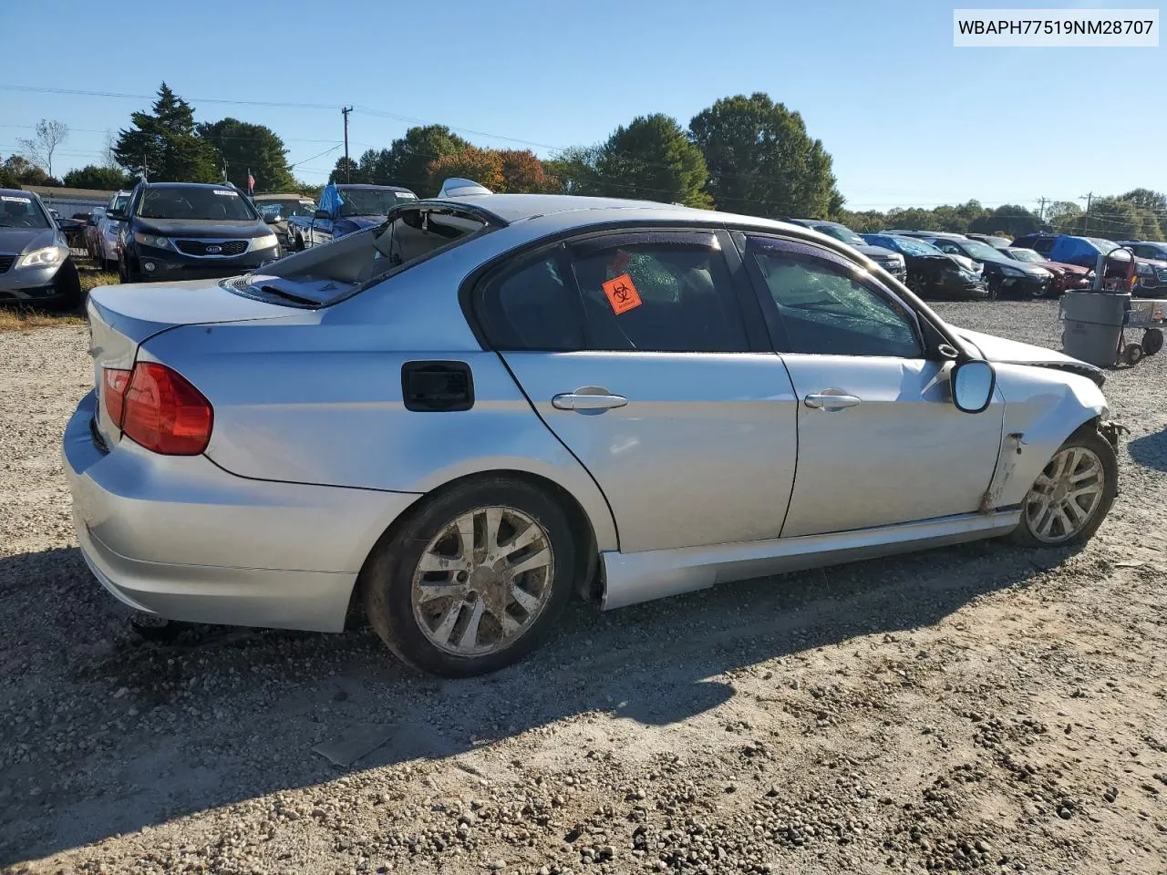 2009 BMW 328 I VIN: WBAPH77519NM28707 Lot: 76535064