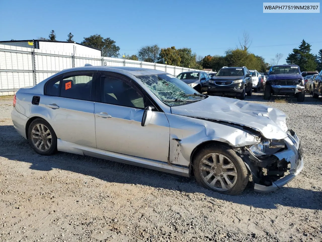 2009 BMW 328 I VIN: WBAPH77519NM28707 Lot: 76535064