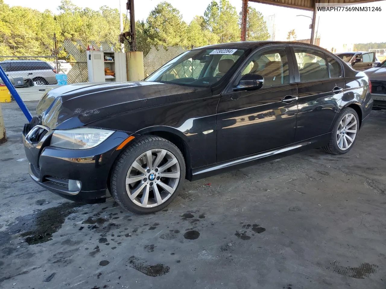 2009 BMW 328 I VIN: WBAPH77569NM31246 Lot: 77302284