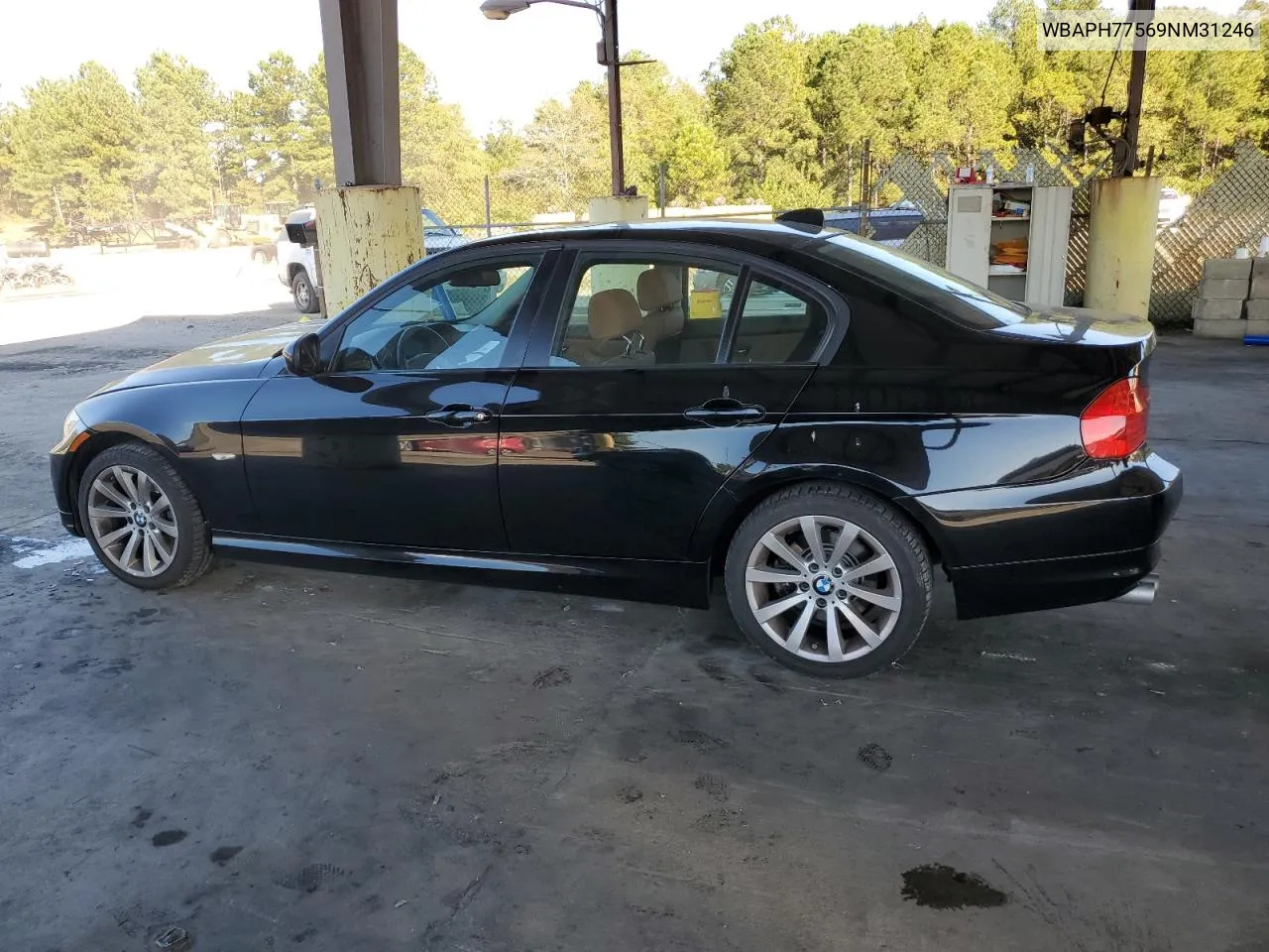 2009 BMW 328 I VIN: WBAPH77569NM31246 Lot: 77302284