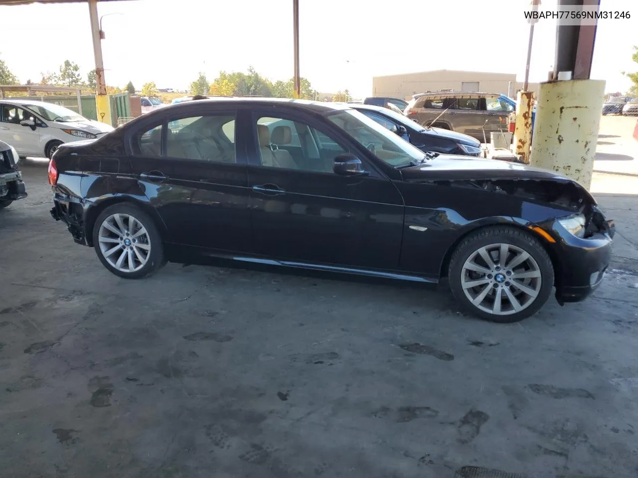 2009 BMW 328 I VIN: WBAPH77569NM31246 Lot: 77302284