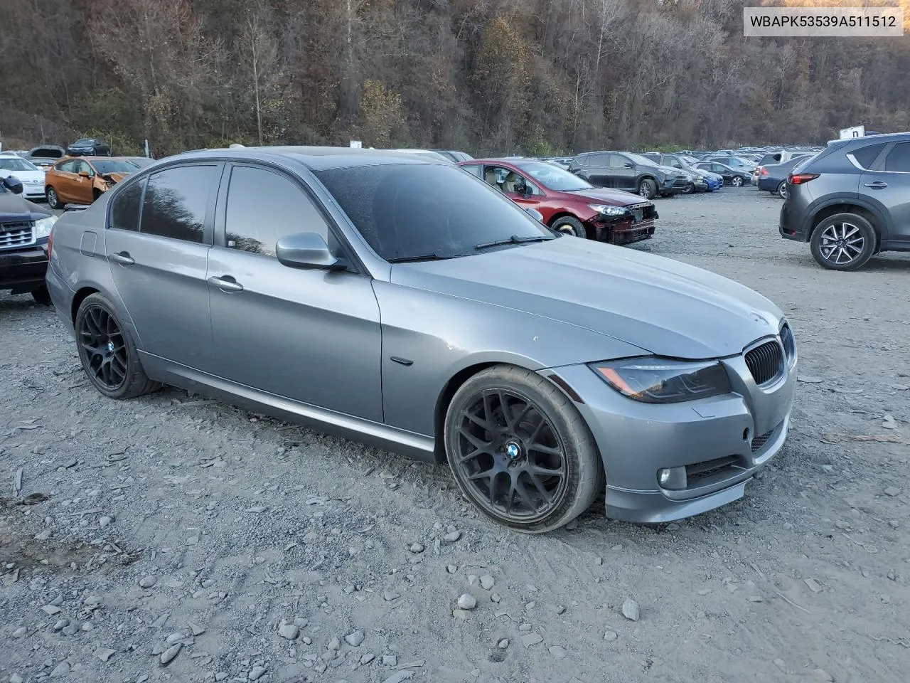 2009 BMW 328 Xi Sulev VIN: WBAPK53539A511512 Lot: 79551124