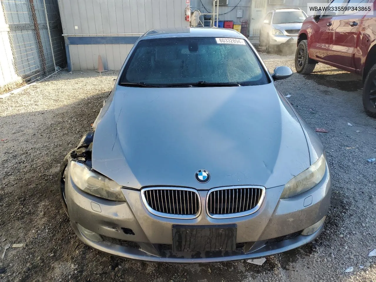 2009 BMW 328 I Sulev VIN: WBAWR33559P343865 Lot: 80332894