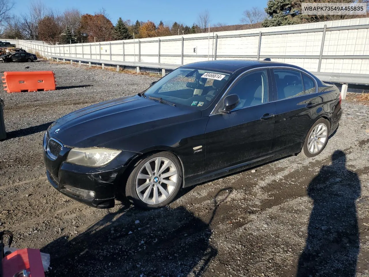 2009 BMW 328 Xi VIN: WBAPK73549A455835 Lot: 80466614