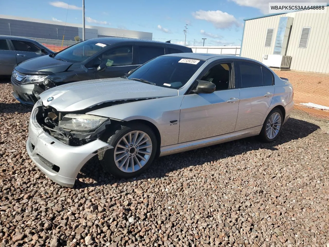 2010 BMW 328 Xi Sulev VIN: WBAPK5C53AA648888 Lot: 37339204