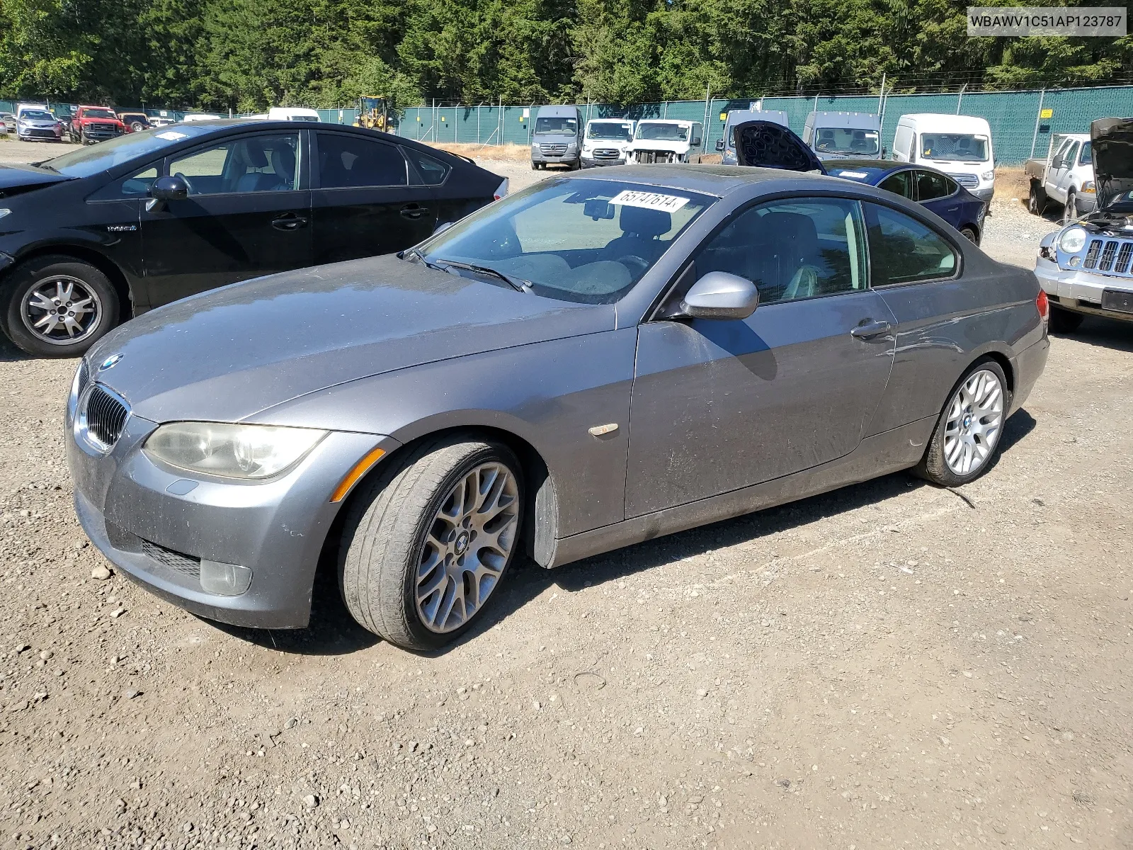 2010 BMW 328 I Sulev VIN: WBAWV1C51AP123787 Lot: 65747614