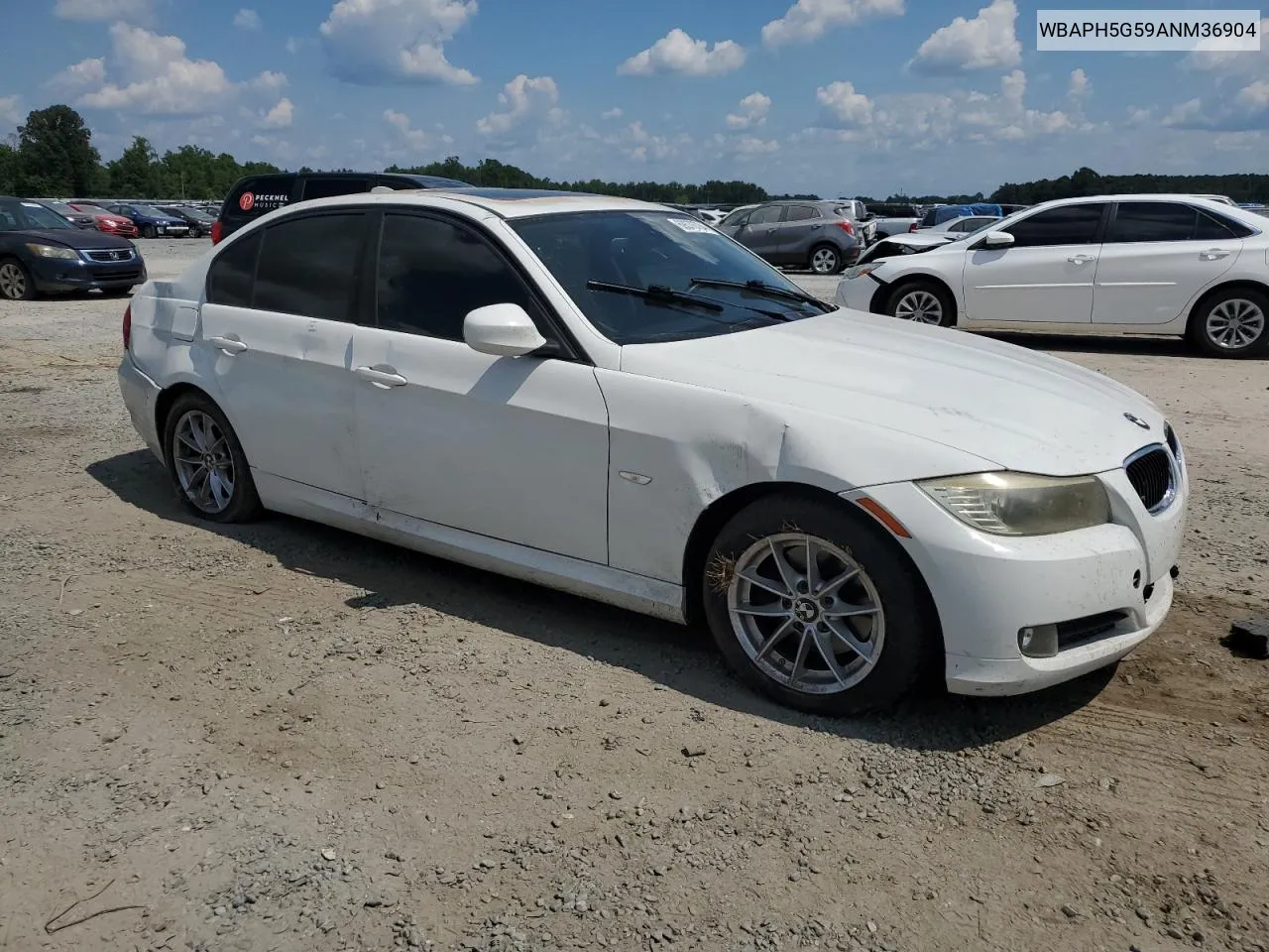 2010 BMW 328 I Sulev VIN: WBAPH5G59ANM36904 Lot: 69376784