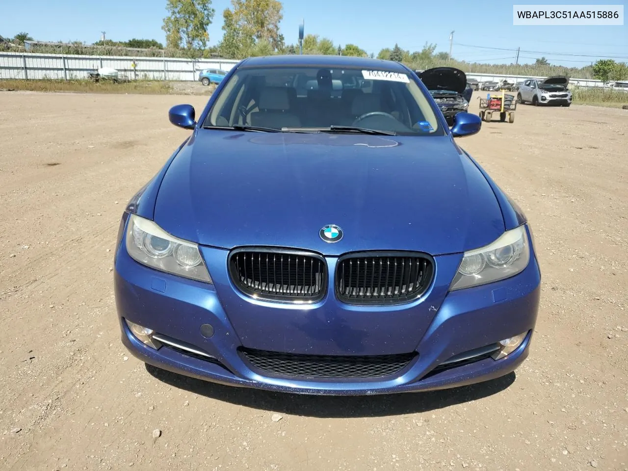 2010 BMW 335 Xi VIN: WBAPL3C51AA515886 Lot: 70412214