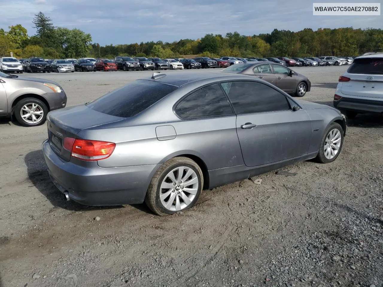 2010 BMW 335 Xi VIN: WBAWC7C50AE270882 Lot: 72007494