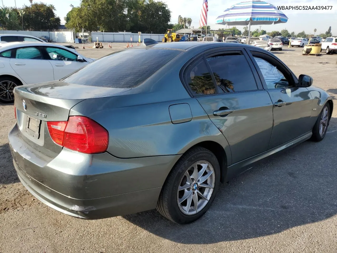 2010 BMW 328 I Sulev VIN: WBAPH5C52AA439477 Lot: 74641214