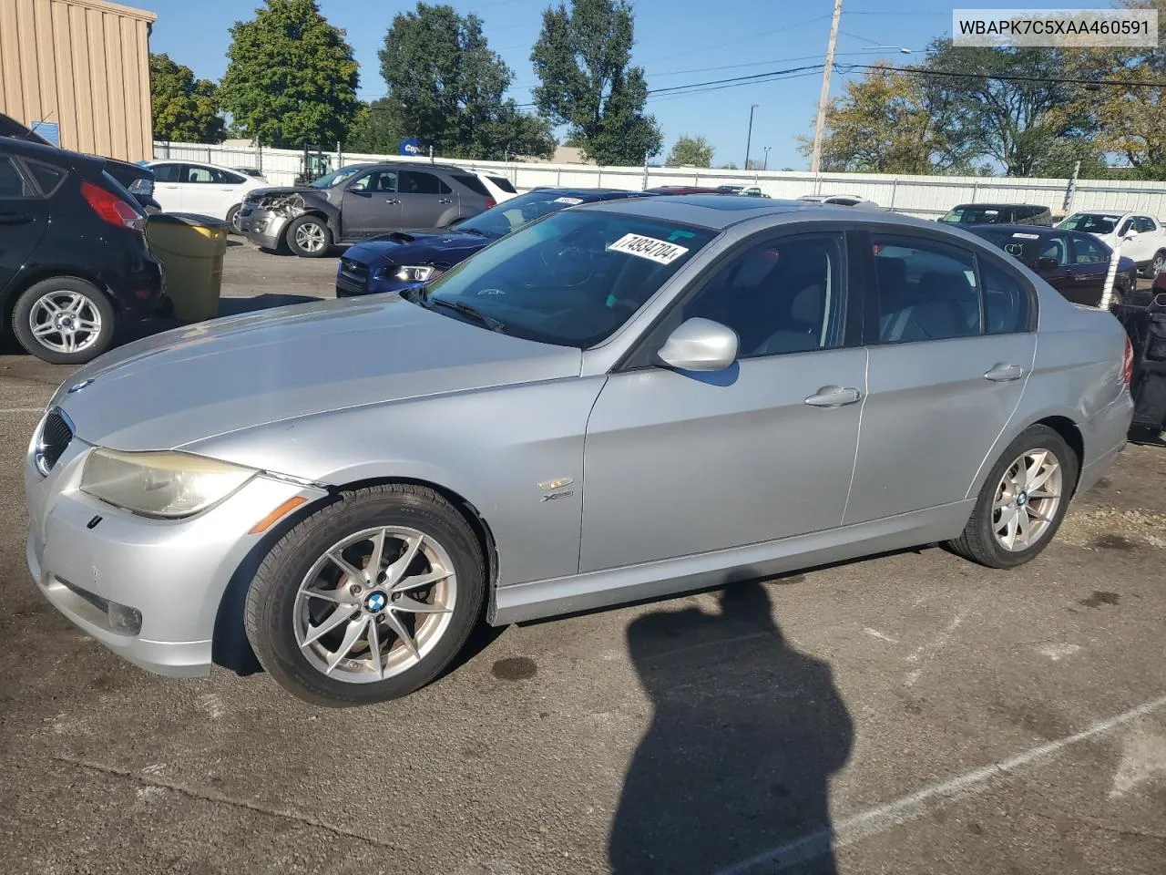 2010 BMW 328 Xi VIN: WBAPK7C5XAA460591 Lot: 74934704