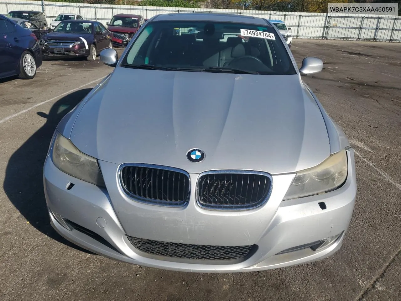 2010 BMW 328 Xi VIN: WBAPK7C5XAA460591 Lot: 74934704