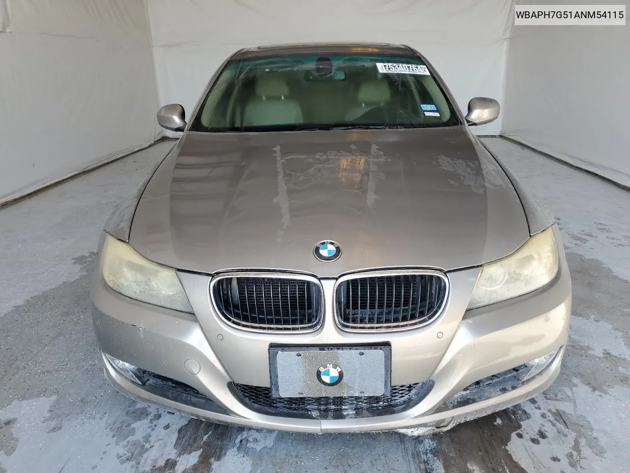 2010 BMW 328 I VIN: WBAPH7G51ANM54115 Lot: 75340764