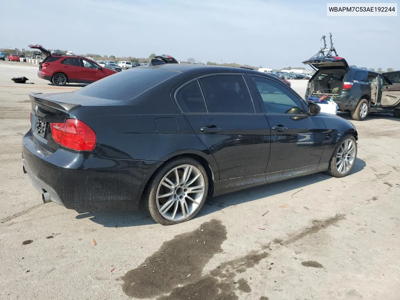 2010 BMW 335 I VIN: WBAPM7C53AE192244 Lot: 77844314