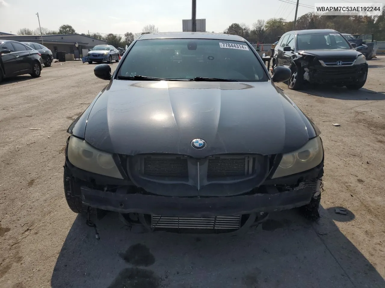 2010 BMW 335 I VIN: WBAPM7C53AE192244 Lot: 77844314