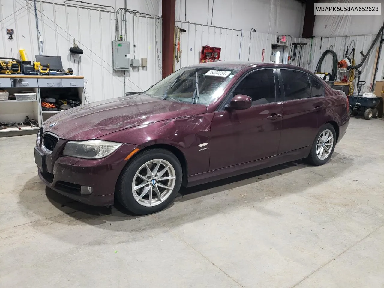 2010 BMW 328 Xi Sulev VIN: WBAPK5C58AA652628 Lot: 78093554