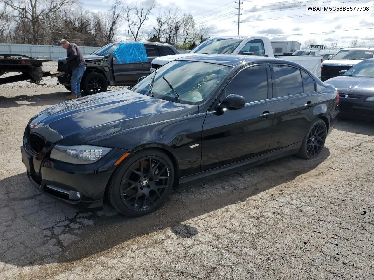 2011 BMW 335 I VIN: WBAPM5C58BE577708 Lot: 46109044