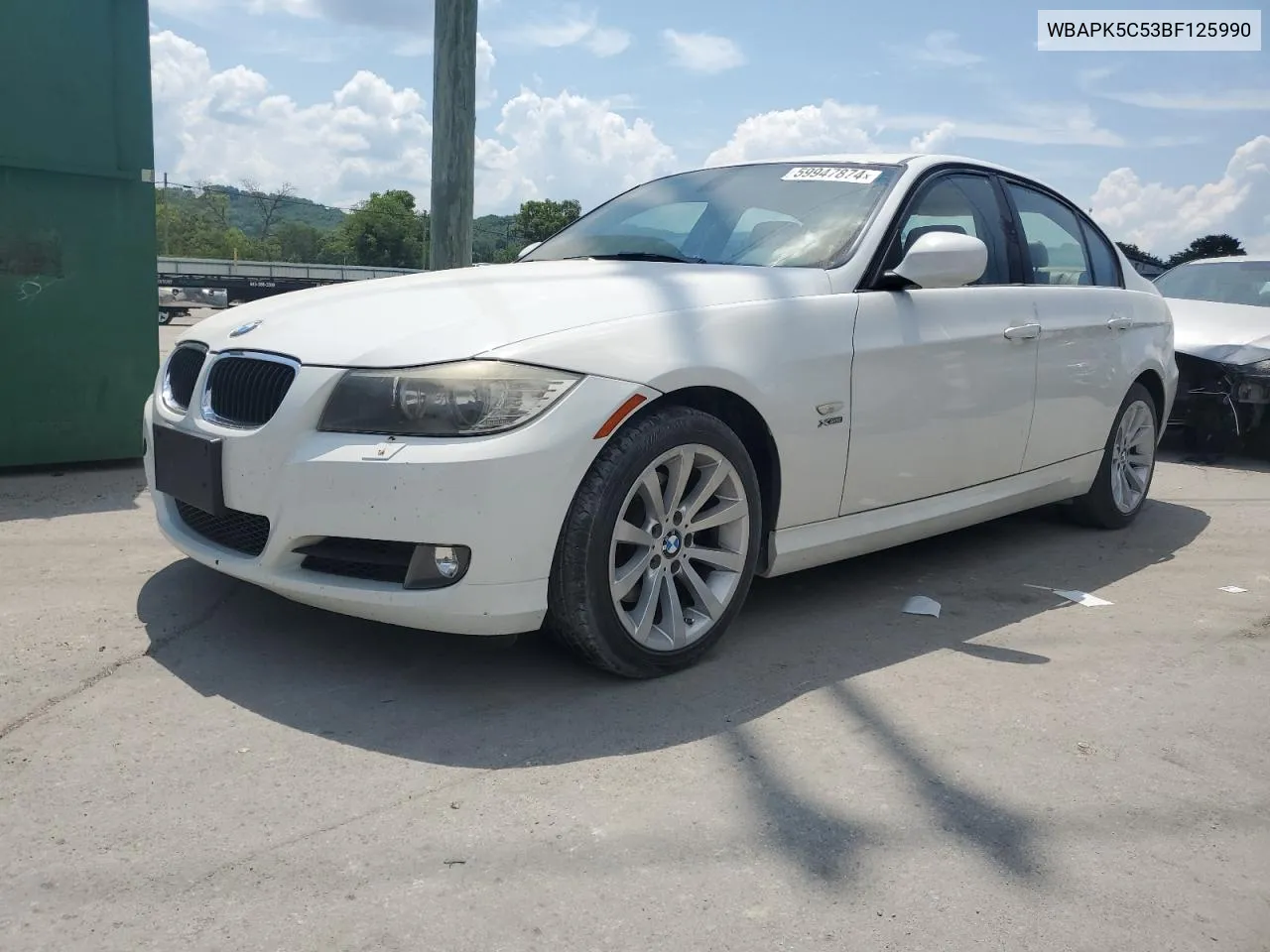 2011 BMW 328 Xi Sulev VIN: WBAPK5C53BF125990 Lot: 59947874