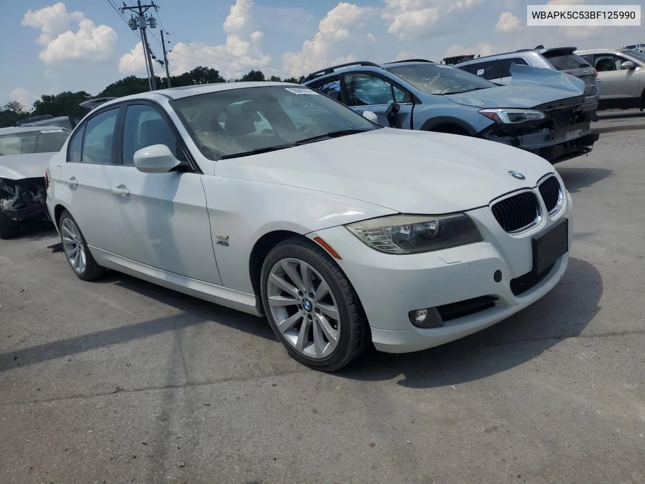 2011 BMW 328 Xi Sulev VIN: WBAPK5C53BF125990 Lot: 59947874