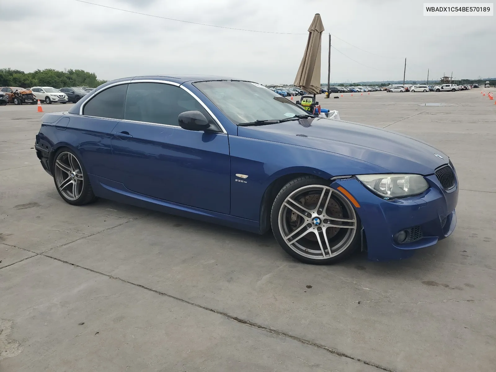 2011 BMW 335 Is VIN: WBADX1C54BE570189 Lot: 62708474