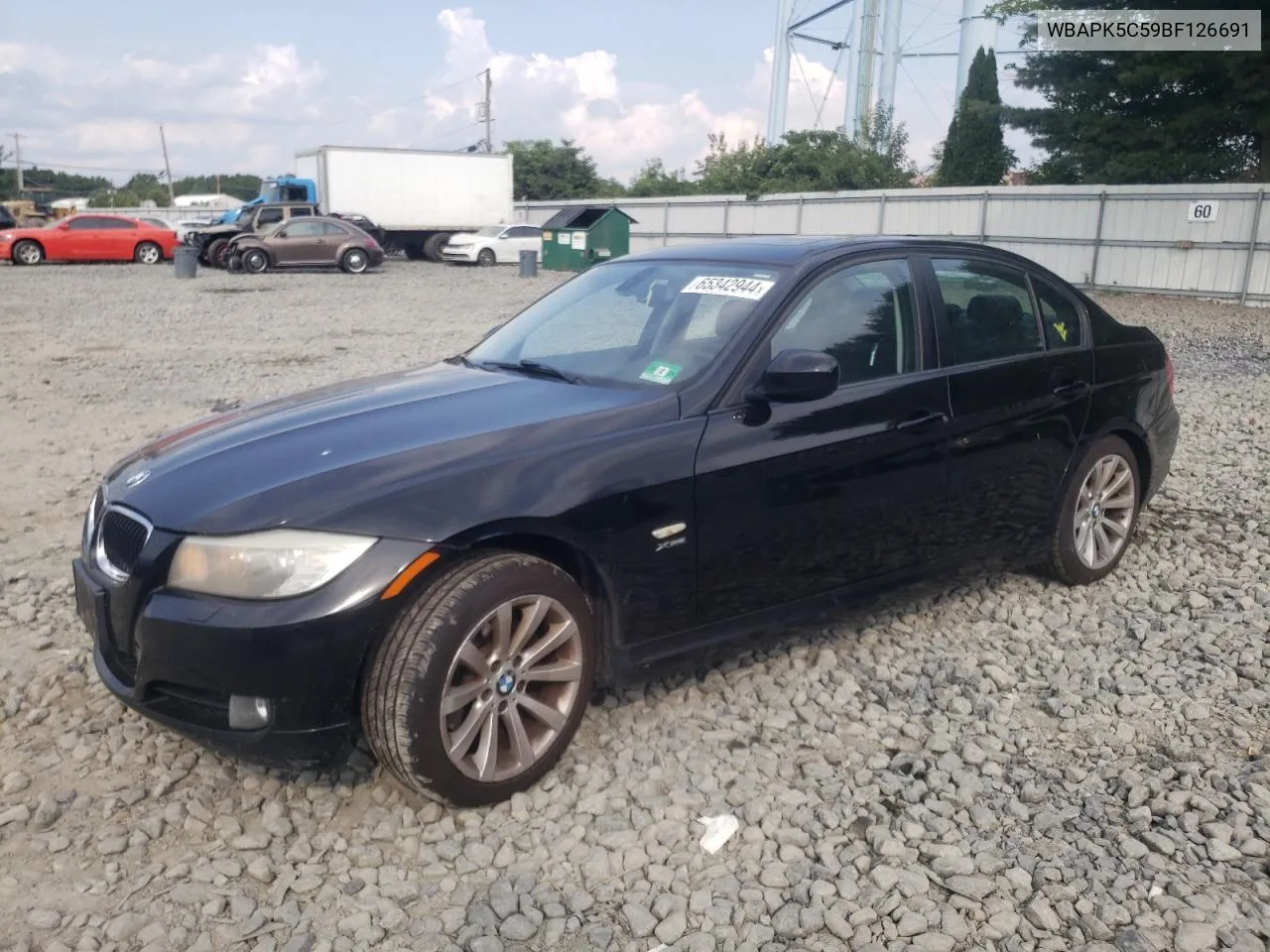 2011 BMW 328 Xi Sulev VIN: WBAPK5C59BF126691 Lot: 65342944